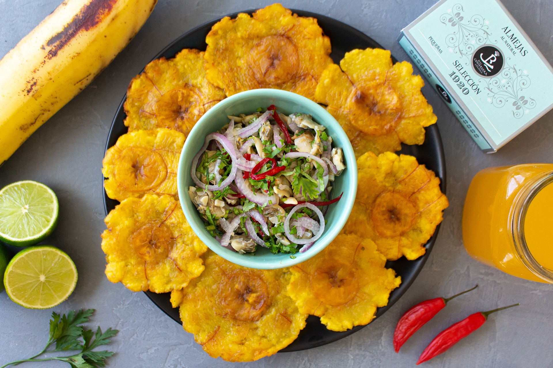 Patacones-de-Ameijoas-ao-Molho-Citrico-receitas-fui-ao-mar