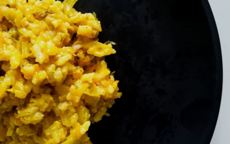 receita de Risoto de Cavala em Azeite