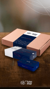 embalagem reciclavel fui ao mar