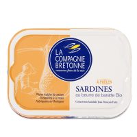 Sardines au Beurre de Baratte - La Compagnie Bretonne - Fui ao Mar